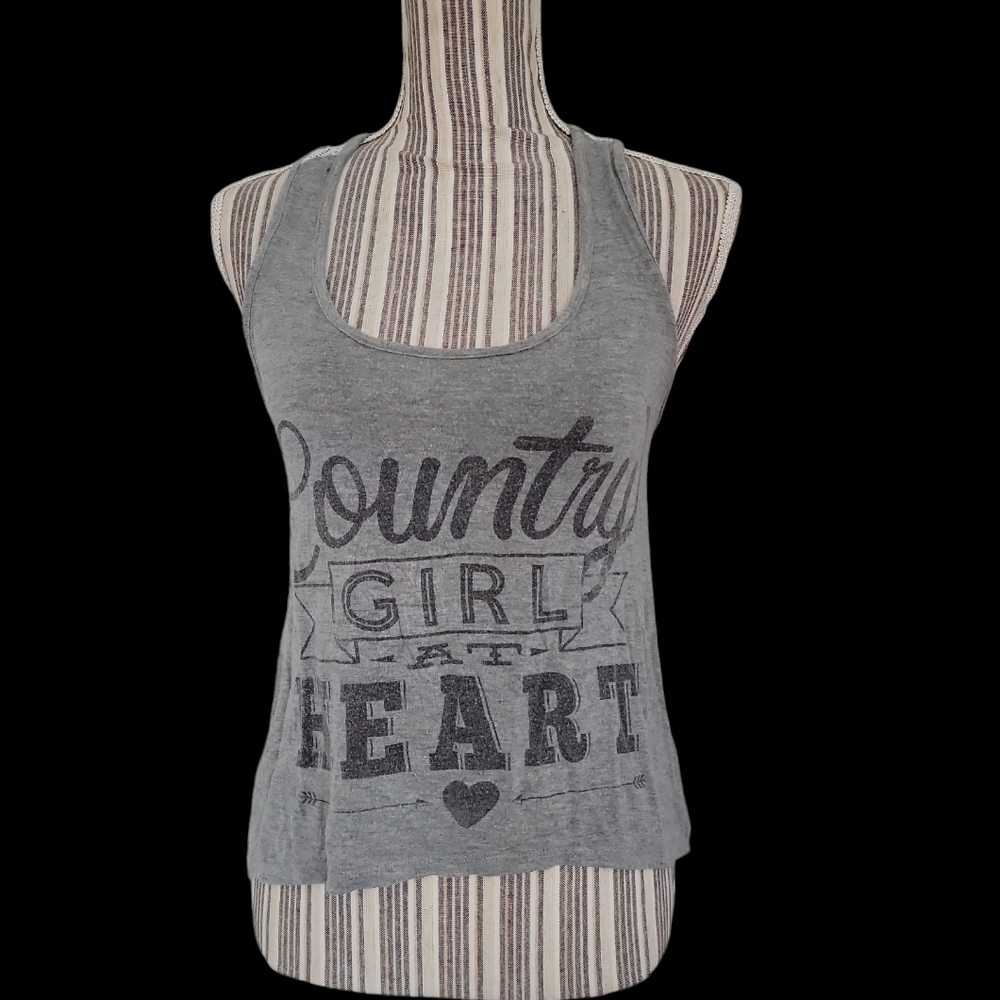 EUC Bongo country girl at heart tank top
